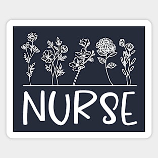 Nurse Floral Magnet